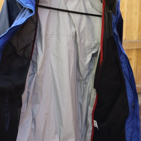 Marmot Works Precip Blue Hooded Waterproof Rain Jacket Women’s Size Small - Picture 4 of 10